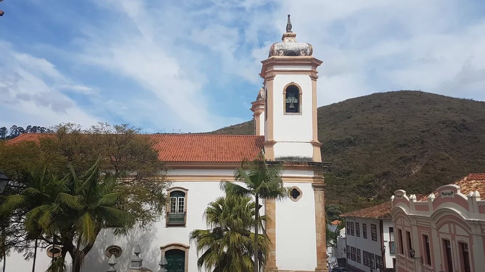 Filha de Tiradentes foi batizada na Igreja Matriz de Nossa Senhora do Pilar Thais Pimentel/G1